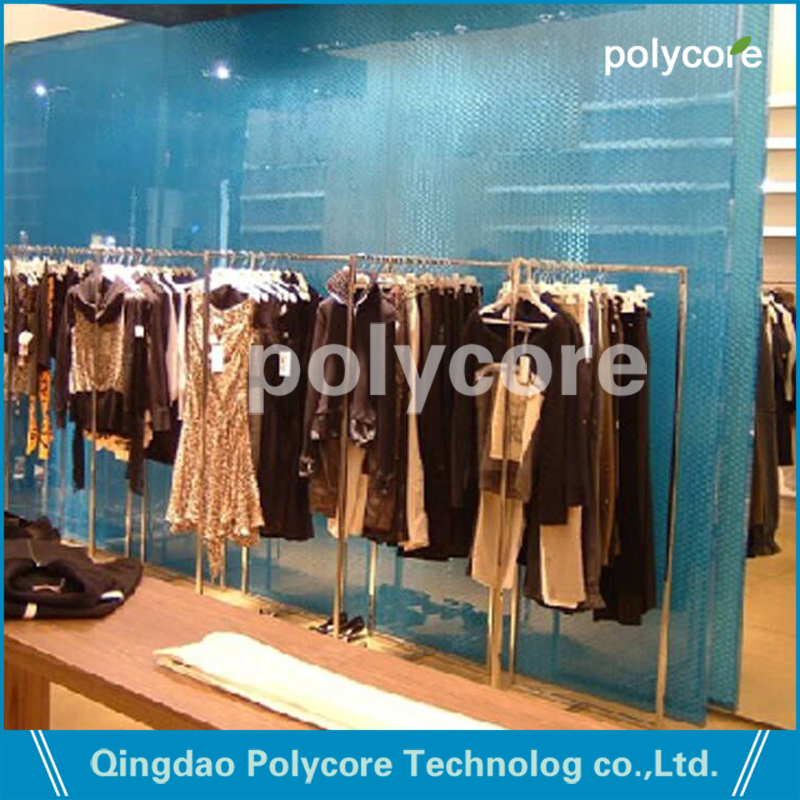 パーティションウォールとしてのPCハニカムサンドイッチパネル